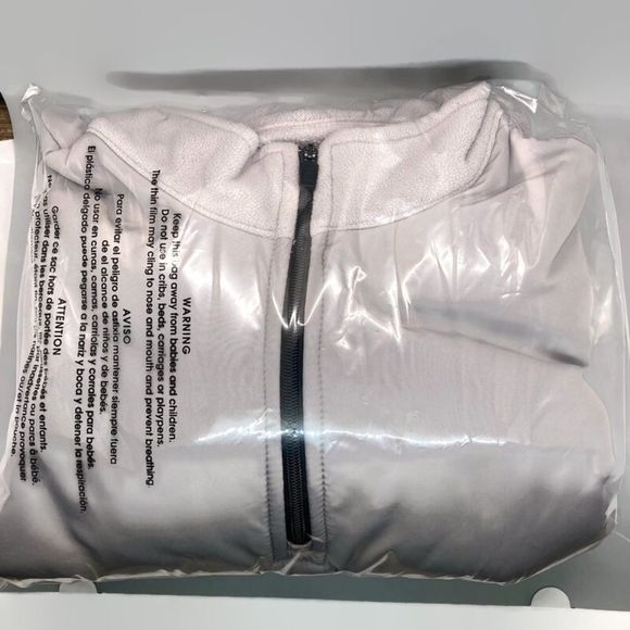 PGA Tour Men's Light Gray 1/4 Zip Sweatshirt - Picture 5 of 5